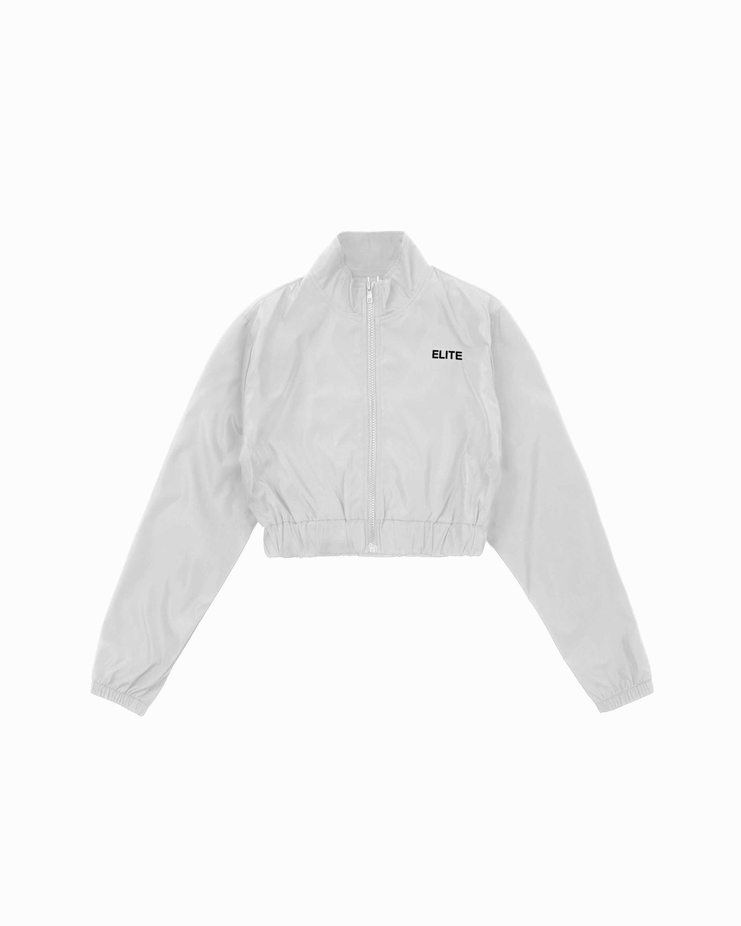 SNOWFALL CROPPED ZIP-UP JACKET